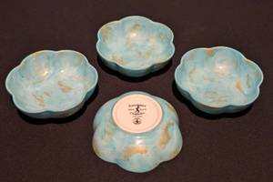 lot 250 image: Limoges France J. Seignolles Small Painted Bowl Set