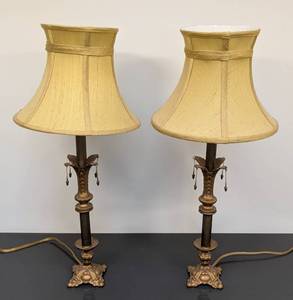 lot 286 image: Pair of Decorative Bronze Table Lamps
