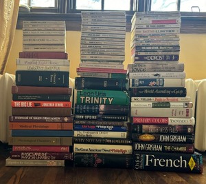 lot 320 image: Books Galore...Hardcover and Paperback Books Including Shakespeare, John Grisham, George Orwell and More