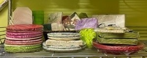 lot 236A image: Party Items for Many Occasions with Plates, Napkins, Rectangle Tray, Plastic Utensils and More