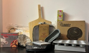 lot 237A image: Fabulous Grouping of Kitchenware Including Pans, Muffin Tins, Precision Nuwave 2 Induction Cooktop, Grill Tools and More