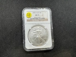 2008 American Silver Eagle NGC MS70 - NGC Price Guide is $75