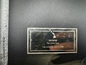 Hawaii State Flag - 1320 Grains (2.75 Ounces) .925 Sterling Silver Bar�