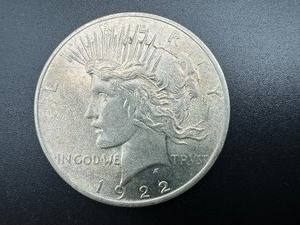 1922 BU Peace Silver Dollar