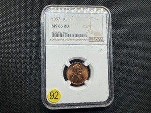 1957 Penny NGC MS 65 RD