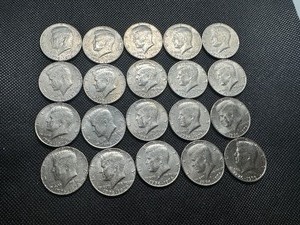 Twenty Bicentennial Kennedy Half Dollars