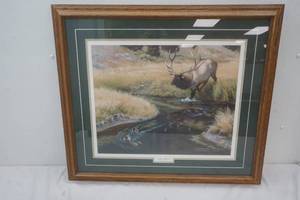 Moose Print Passin Through by Rick Rawhouser