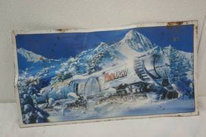 Coors Light metal sign