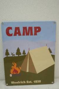 Camp metal sign