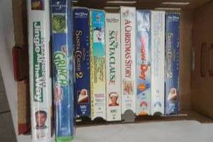 VHS Christmas Lot