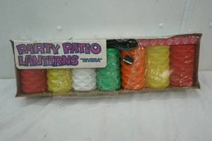 Vintage Party Patio Lanterns in original package