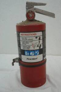 First Alert fire extinguisher