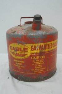 Eagle galvanized gas can