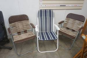 3 lawn chairs