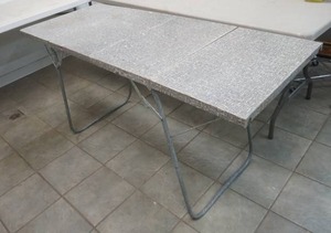 aluminum camp table