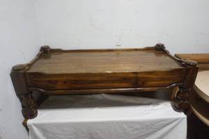 wood coffee table