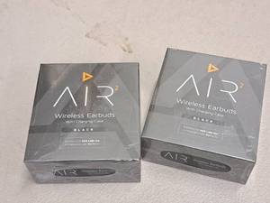 lot 658 image: Lot of (2) ADX Labs Air2 Bluetooth Wireless Earbuds (New )