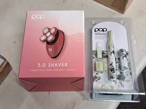 lot 726 image: Pop Sonic 5.0 Shaver 5-head FaceHeadBody Shaver, Trimmer (New )