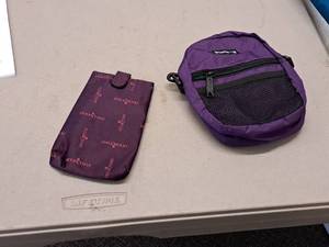 lot 702 image: Bumbag Zippered Bag and Anuschka Phone Holder