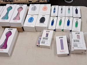 lot 752 image: Lot of (21) Pop Sonic Personal Care Products - Spade FaceNeck Beauty Device, Nose Trimmer, Moon Shaver Personal Shaving Device, Smoothie 2.0 Fine Hair Remover