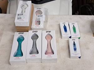 lot 750 image: Lot of (10) Pop Sonic Personal Care Products - Spade FaceNeck Beauty Device, Nose Trimmer