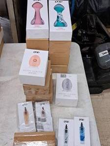 lot 748 image: Lot of (20) Pop Sonic Personal Care Products - Spade FaceNeck Beauty Device, Nose Trimmer, Moon Shaver Personal Shaving Device