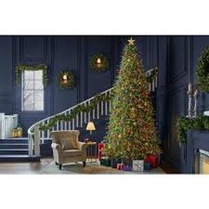 Home Decorators Collection 12 ft. Pre-Lit LED Grand Duchess Twinkling Balsam Fir Artificial Christmas Tree  Customer Returns See Pictures