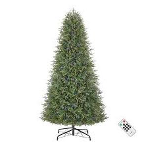 Home Accents Holiday 9 ft. Pre-Lit LED Jackson Noble Fir Artificial Christmas Tree  Customer Returns See Pictures