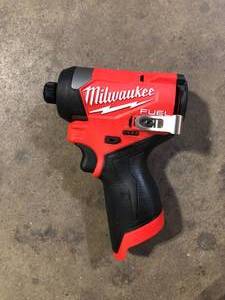 Milwaukee M12 FUEL 12V Lithium-Ion Brushless Cordless 14 in. Hex Impact Driver (Tool-Only)  Customer Returns See Pictures