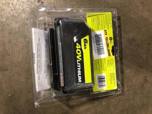 RYOBI 40V Lithium-Ion 6.0 Ah High Capacity Battery Customer Returns See Pictures