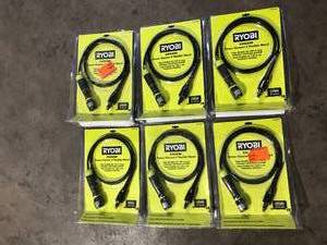 Lot of RYOBI EZClean Power Cleaner 6 ft. Flexible Wand   Customer Returns See Pictures
