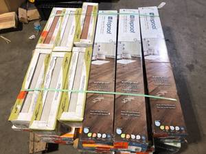 Pallet of Mixed Assorted Flooring Various Models and Conditions Customer Returns See Pictures