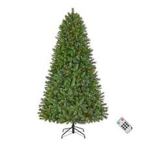 Home Accents Holiday 7.5 ft. Pre-Lit LED Edgewater Pine Artificial Christmas Tree Customer Returns See Pictures