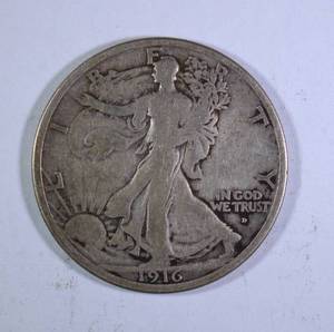 1916-D Walking Liberty Half Dollar