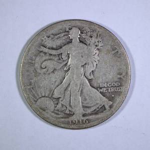 1916-S Walking Liberty Half Dollar Key Date