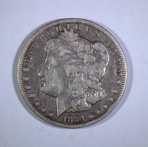 1884-S Morgan Silver Dollar 90% Silver