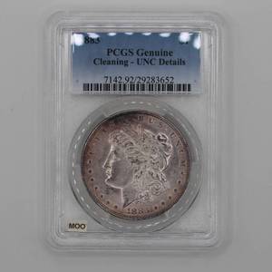 1883 Morgan Silver Dollar 90% Silver PCGS Genuine