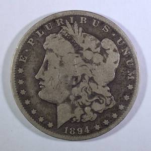 1894-O Morgan Silver Dollar 90% Silver