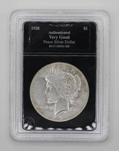 1928 Peace Silver Dollar 90% Silver