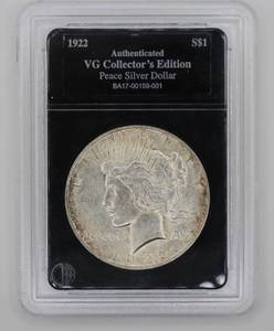 1922 Peace Silver Dollar 90% Silver