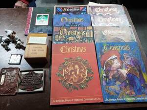 8- American Christmas Art Annuals & Other Religious Items