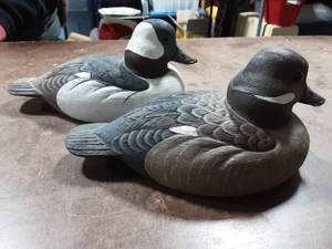 Bufflehead Drake Decoy 10 & Hen 10 Signed