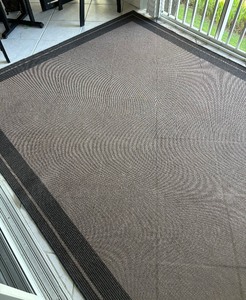 lot 37 image: Neutral Colored Indoor  Outdoor Area Rug
