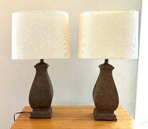 lot 49 image: Pair of Lovely Table Lamps