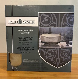 lot 87 image: New Patio Armor Deluxe Patio Table and Chair Cover