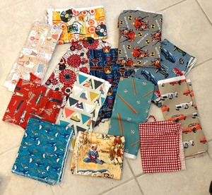 lot 100 image: Variety of Fantastic Fabric