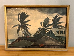 lot 101 image: Hurricane Bahamas Print by Winslow Homer