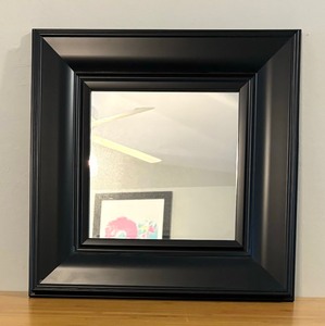 lot 112 image: Black Framed Mirror
