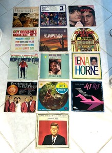 lot 138 image: Variety of Vintage Vinyl Record Albums including Jukebox Jive, Lena Horne, Roy Orbison and More