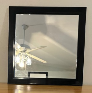lot 158 image: Black Framed Mirror